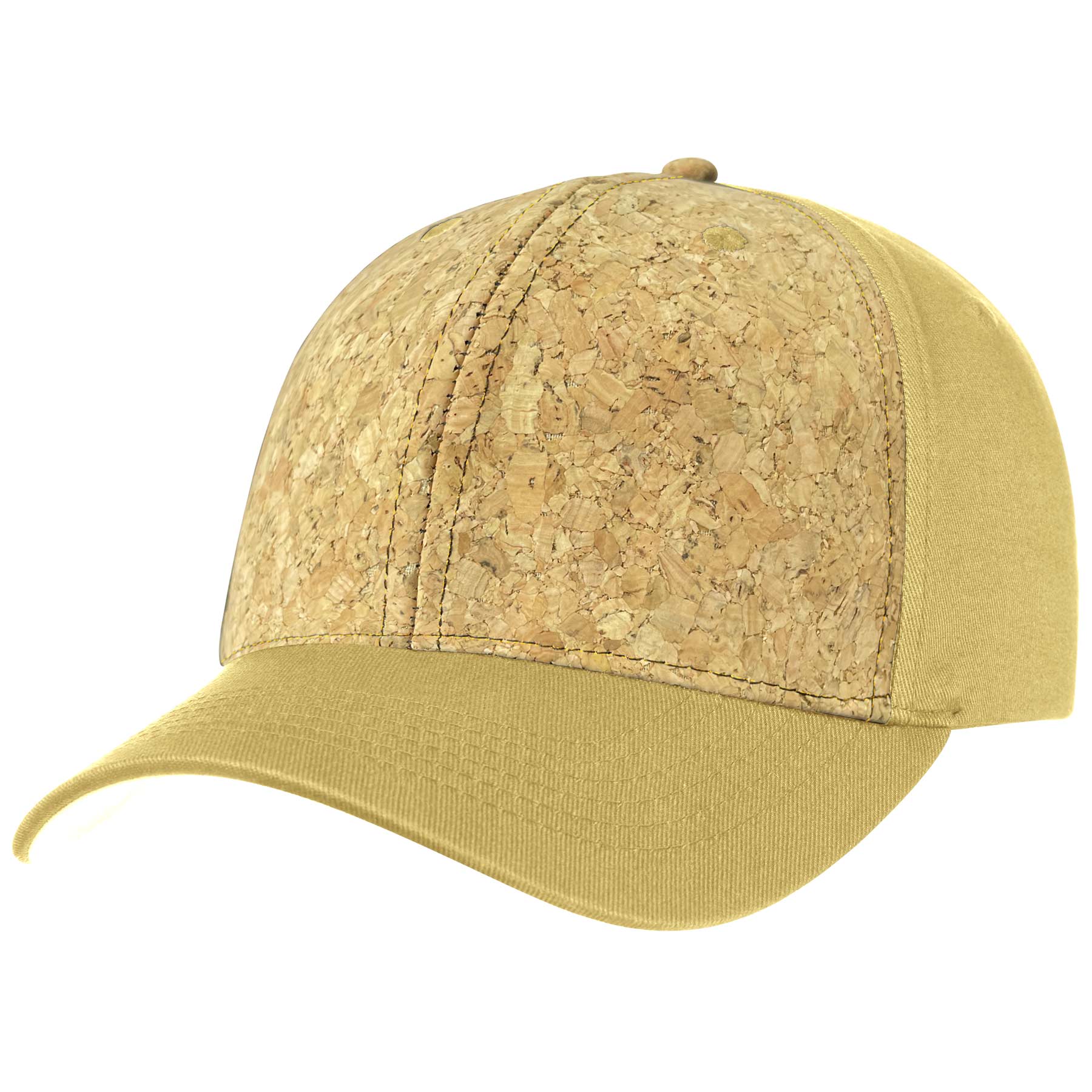 Two Tone 6 Panel Cork Trucker Baseball Cap 4