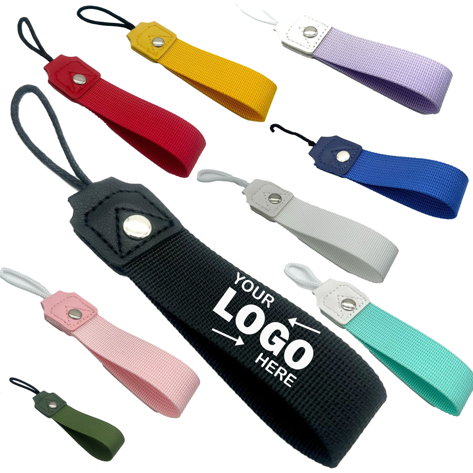 Custom Logo Multi-Color Durable Polyester Water Bottle Lanyard 1