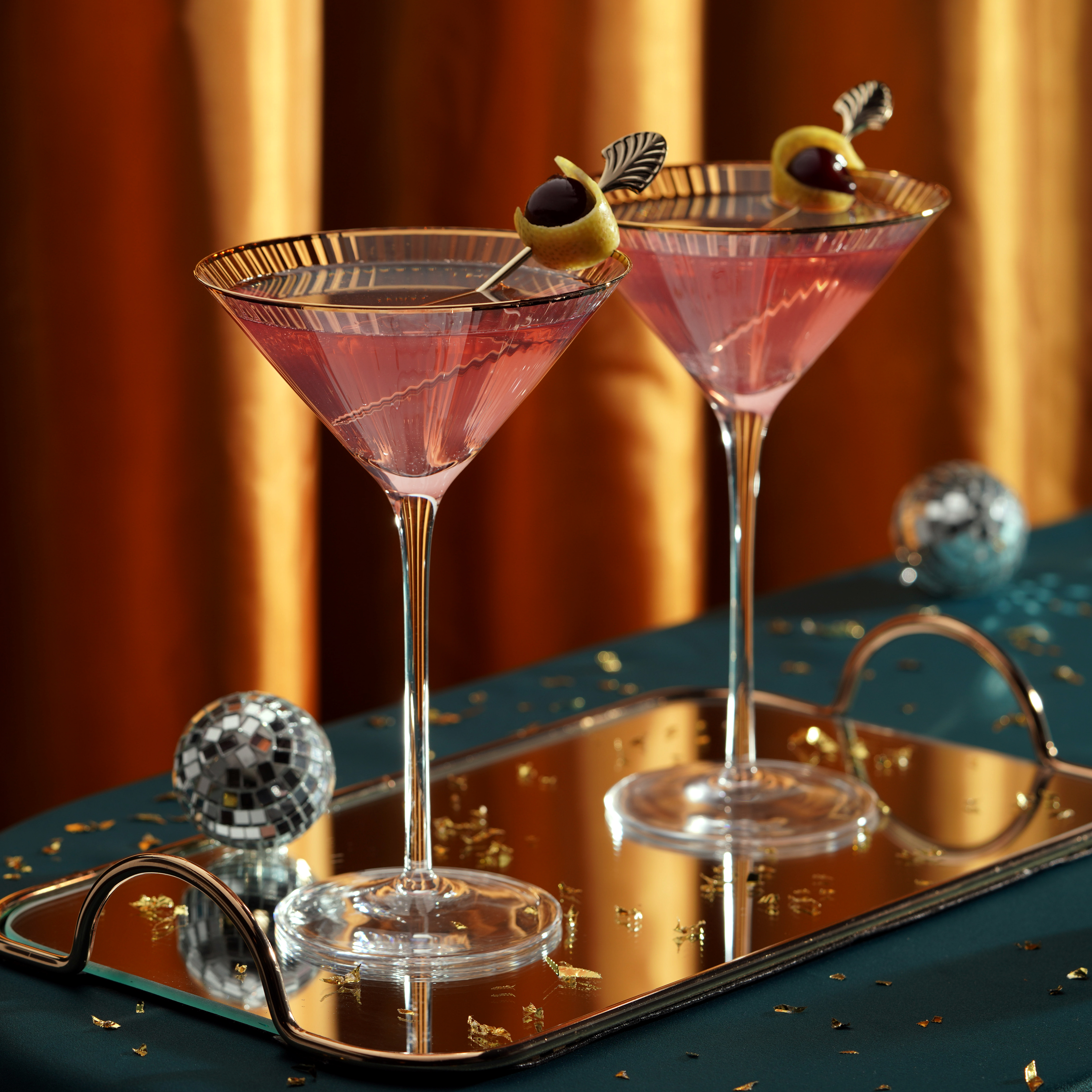 Viski® Meridian Martini Glass, set of 2 10