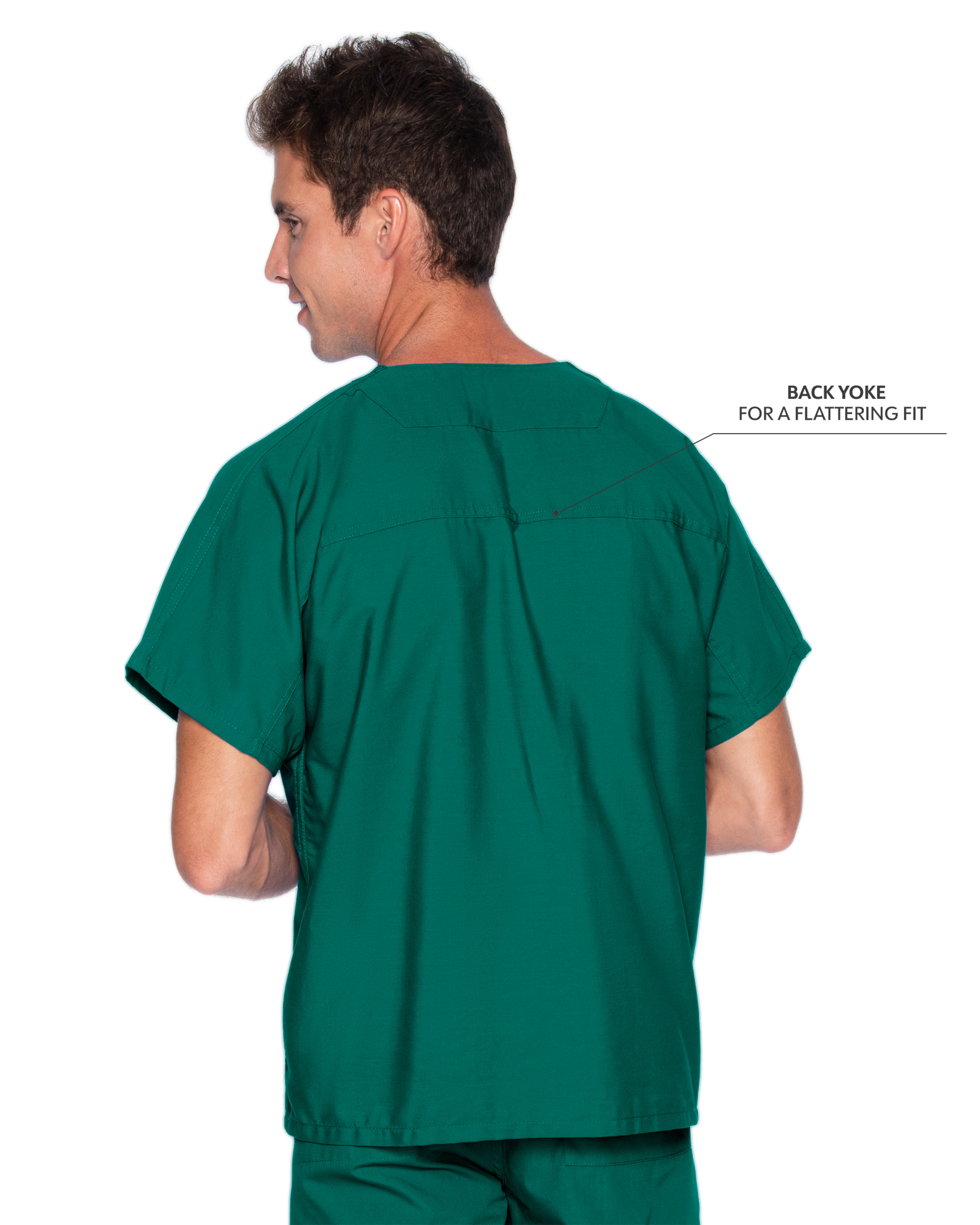 Landau - Essentials - Unisex One-Pocket Reversible V-Neck Top 15