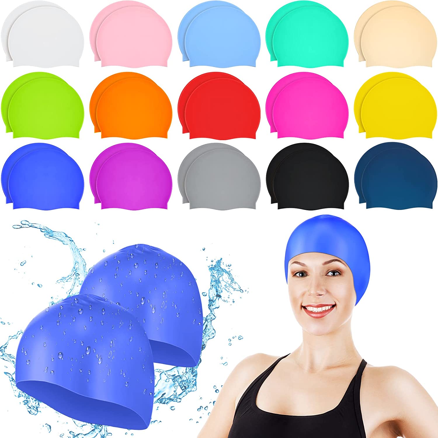 Silicone Swimming Cap 1