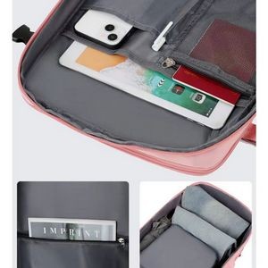 College Backpacks With Shoe Compartment For Travel, custom backpack with logo imprint 3