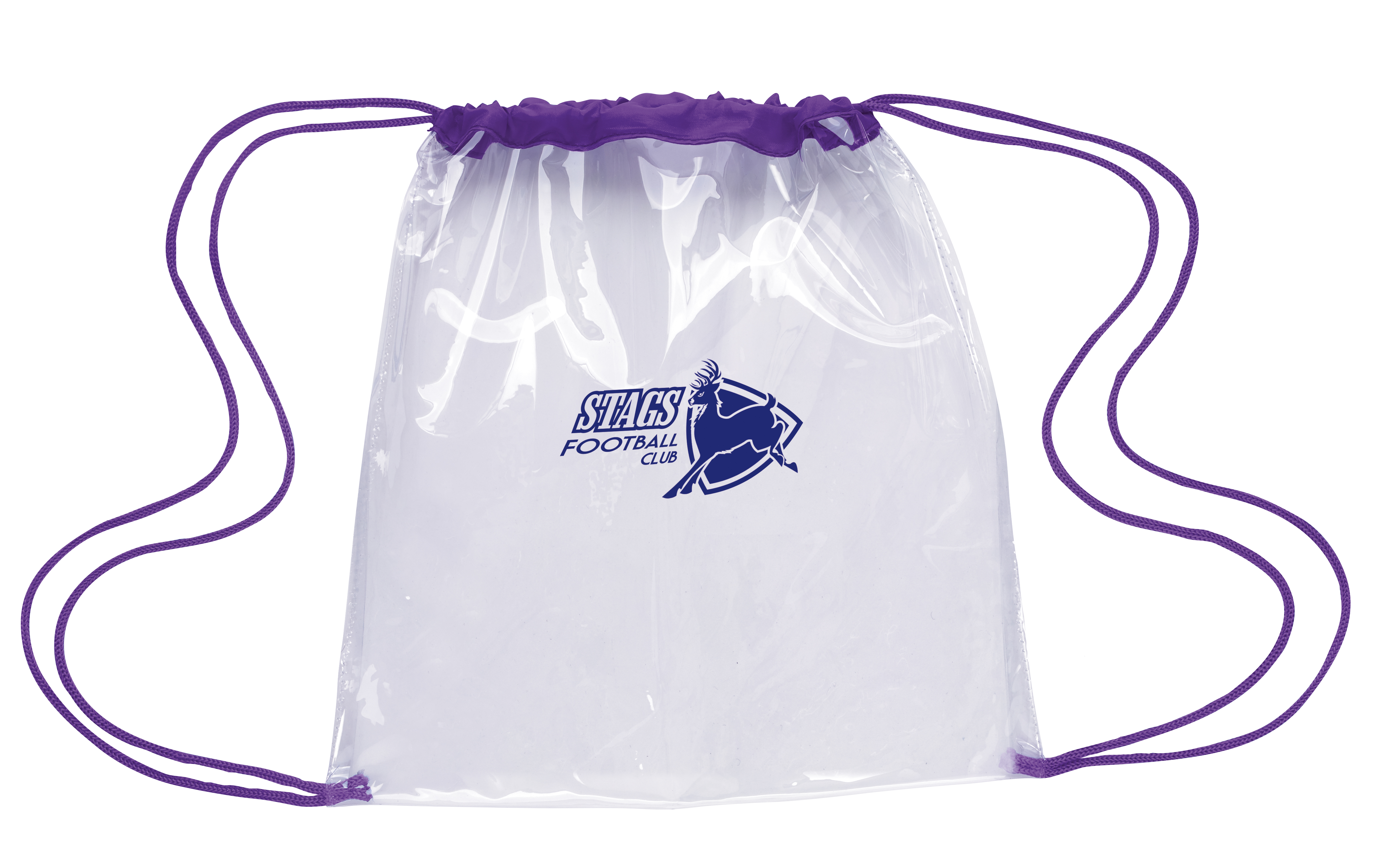 Good Value™ Clear Game Drawstring Backpack 15