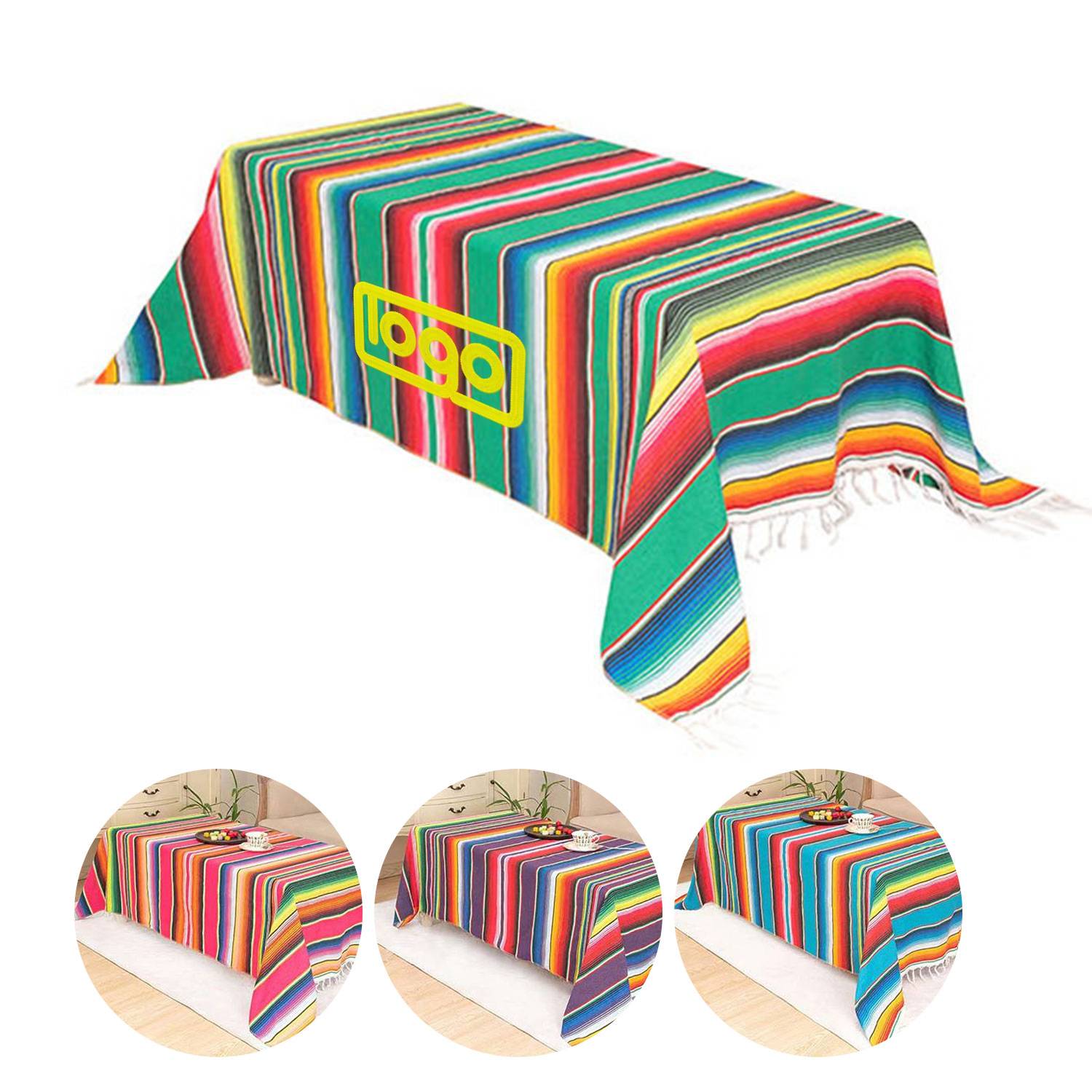 Iridescent Mexican style Custom tablecloths/blankets