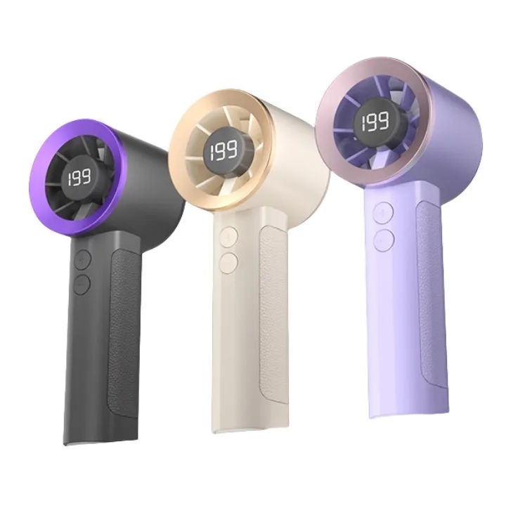 Handheld Digital Display Mini Fan 2