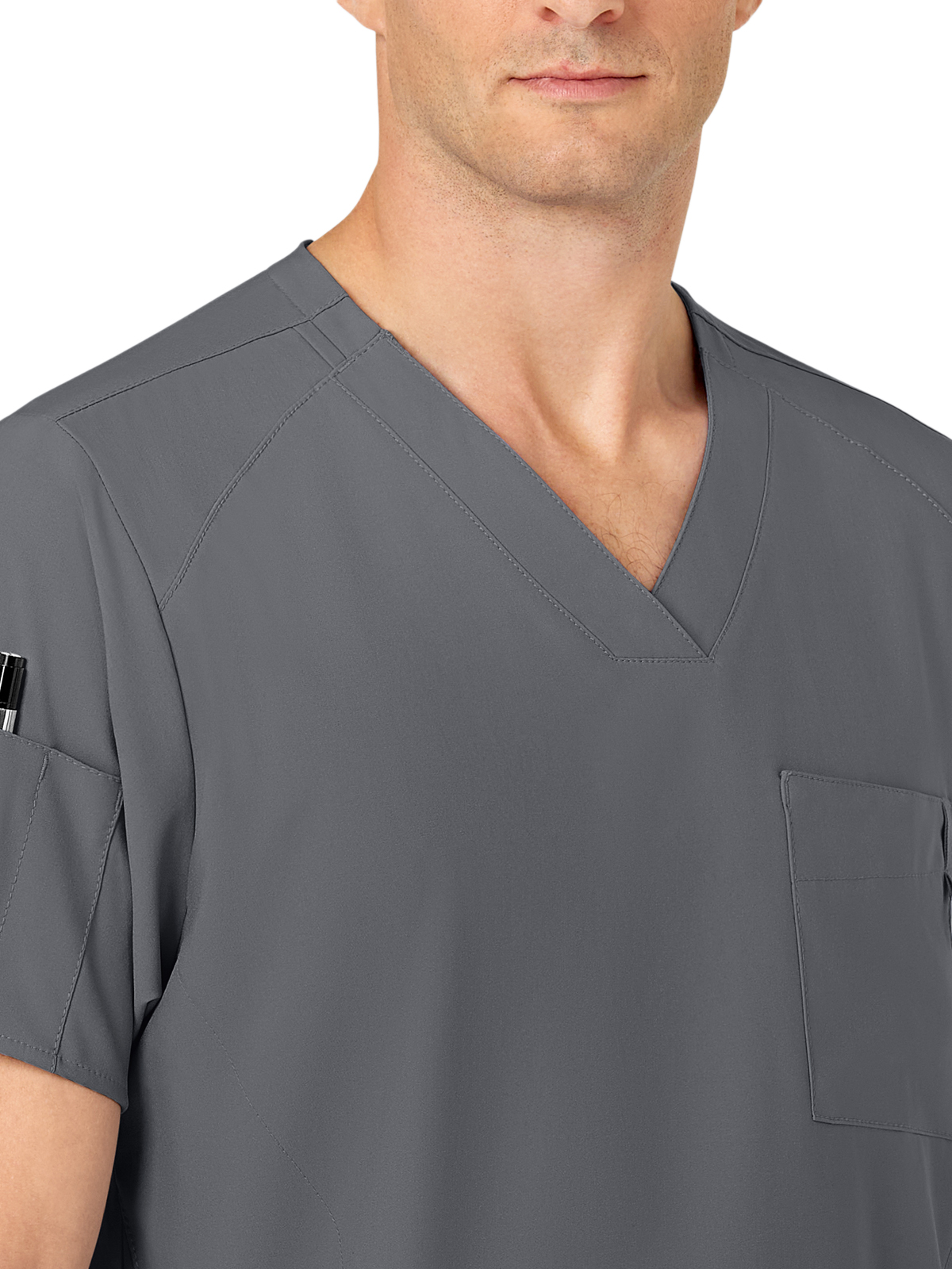 Wink - W123 - Men's Six-Pocket V-Neck Top 33