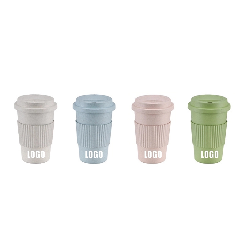 Custom Wheat Fiber Coffee  Travel Tumbler 4