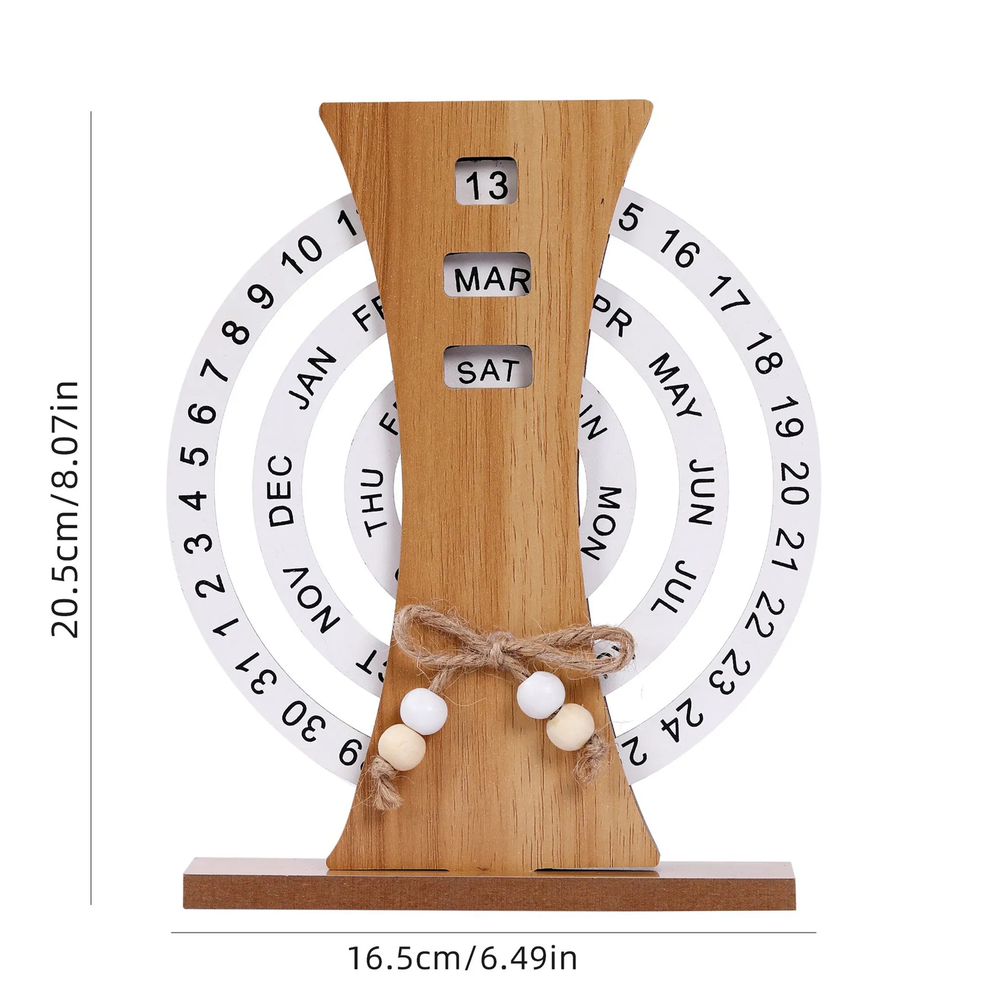 Adjustable Wooden Date Block with Custom Logo 4