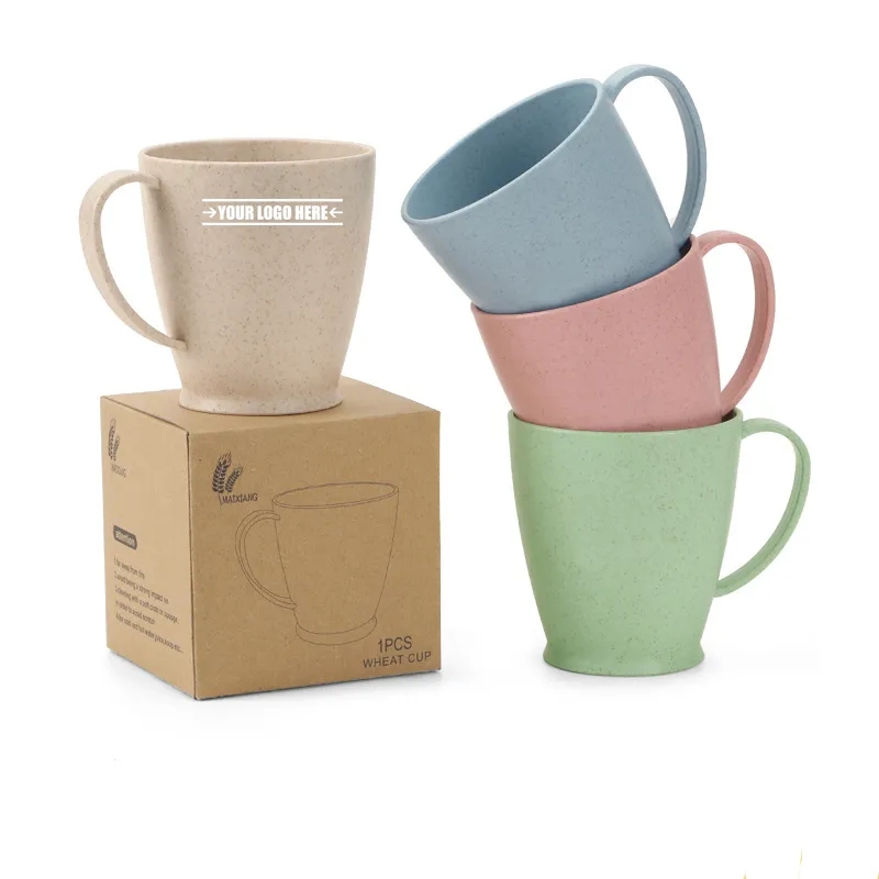 7 Oz. Eco-Friendly Wheat Straw Lightweight Cup 1