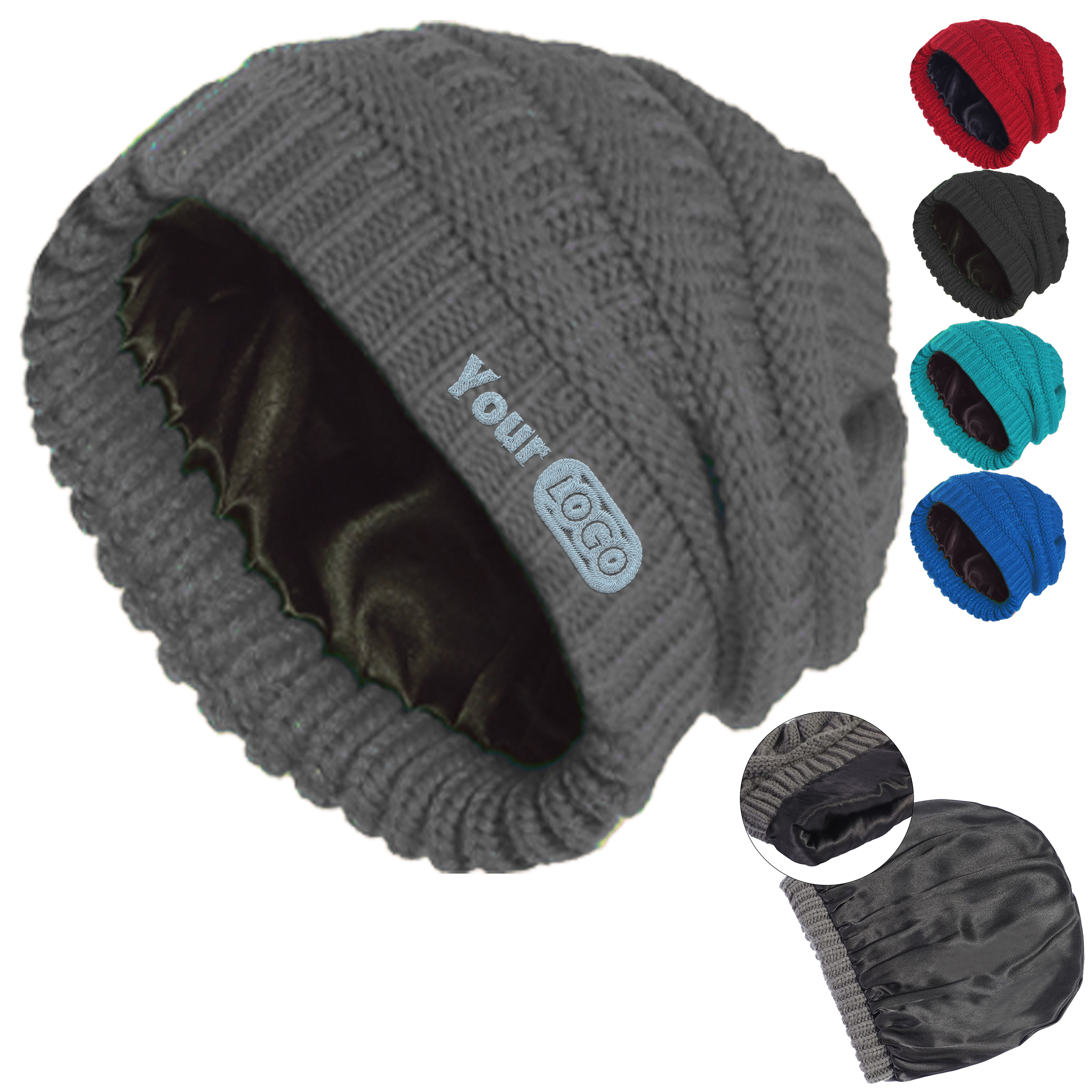 Polyester Satin-Lined Knit Beanie: A Perfect Blend Of Fashion And Function 4