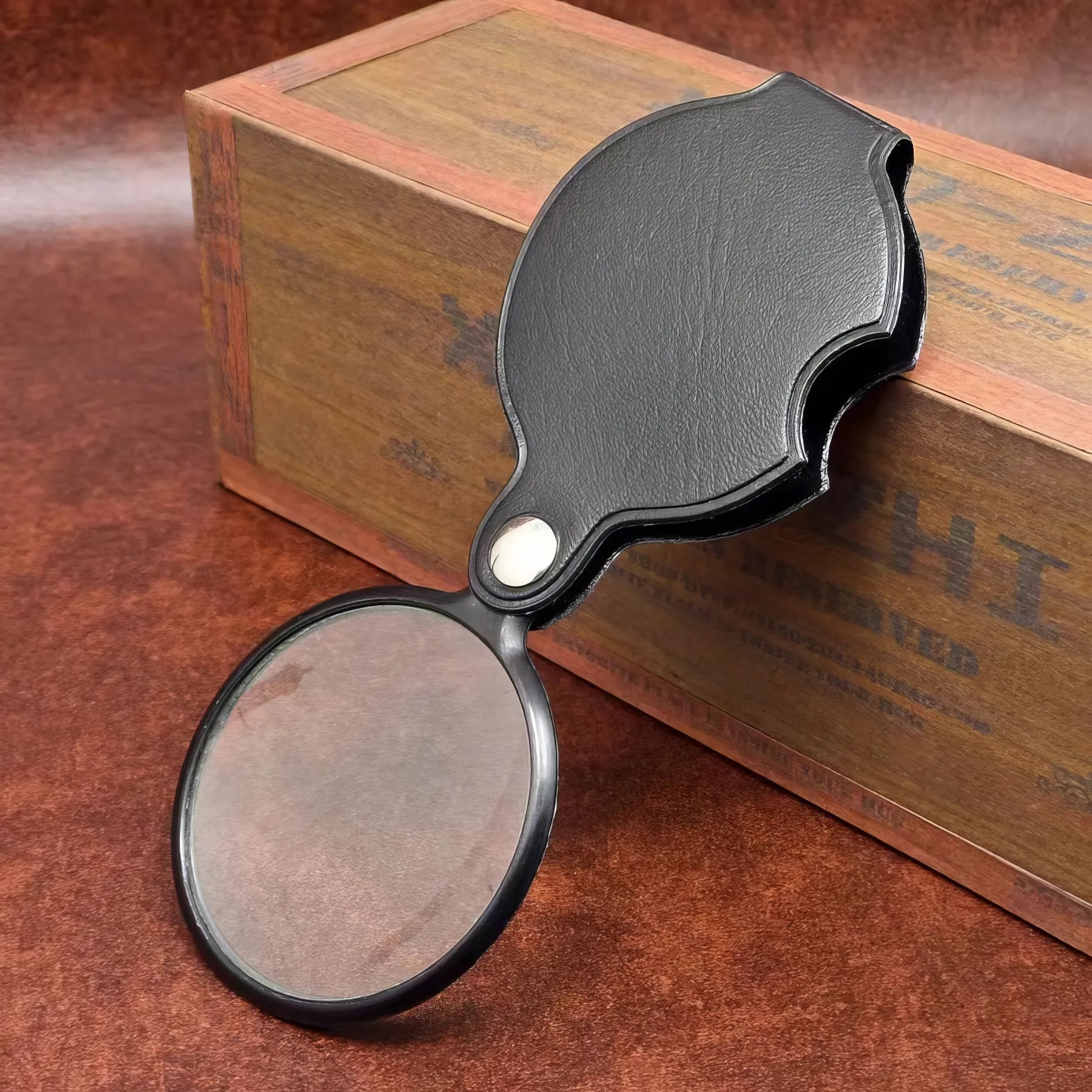 Mini Folding Magnify Glass, custom ruler with logo imprint 6