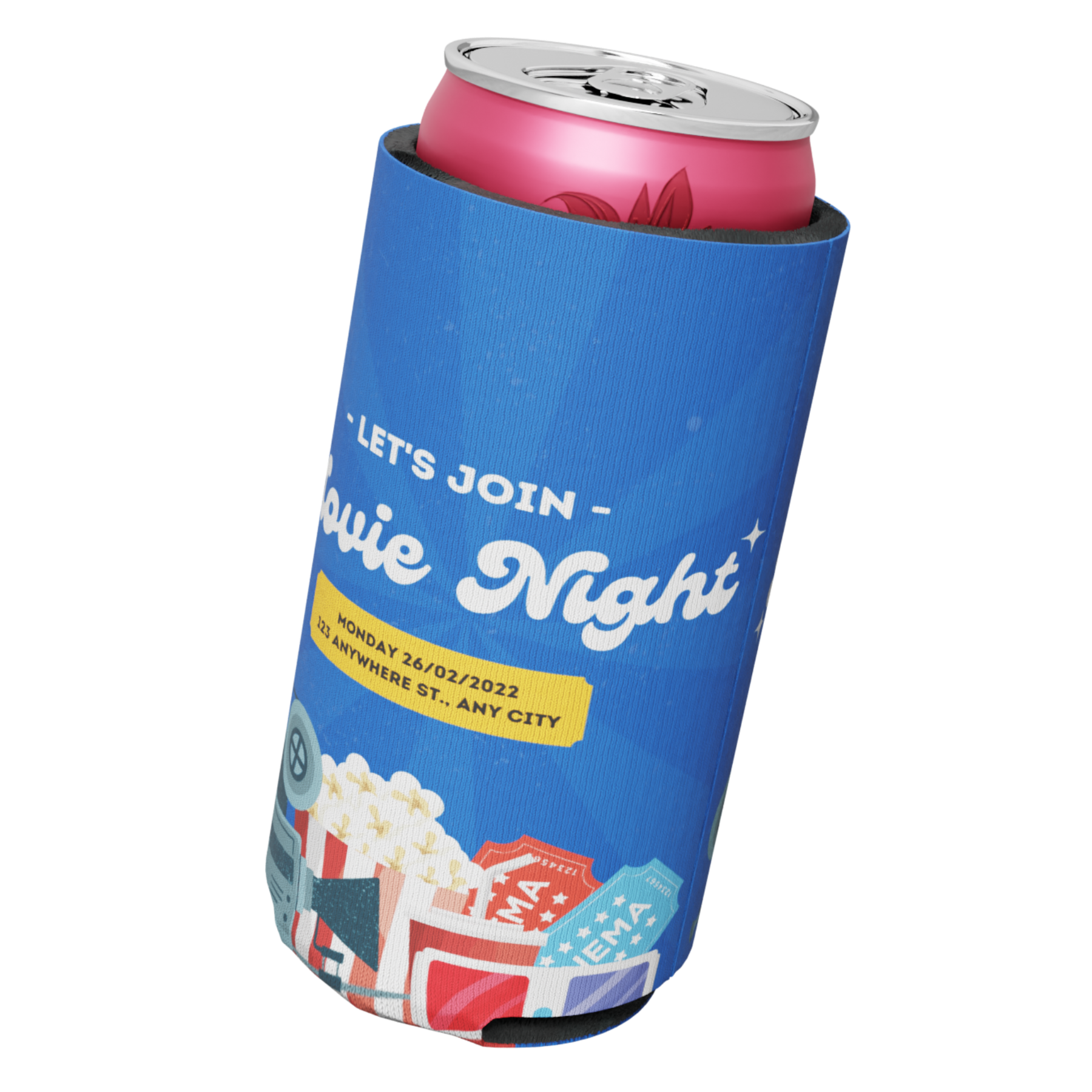 Full Color 24 oz. Tall Boy Can Cooler