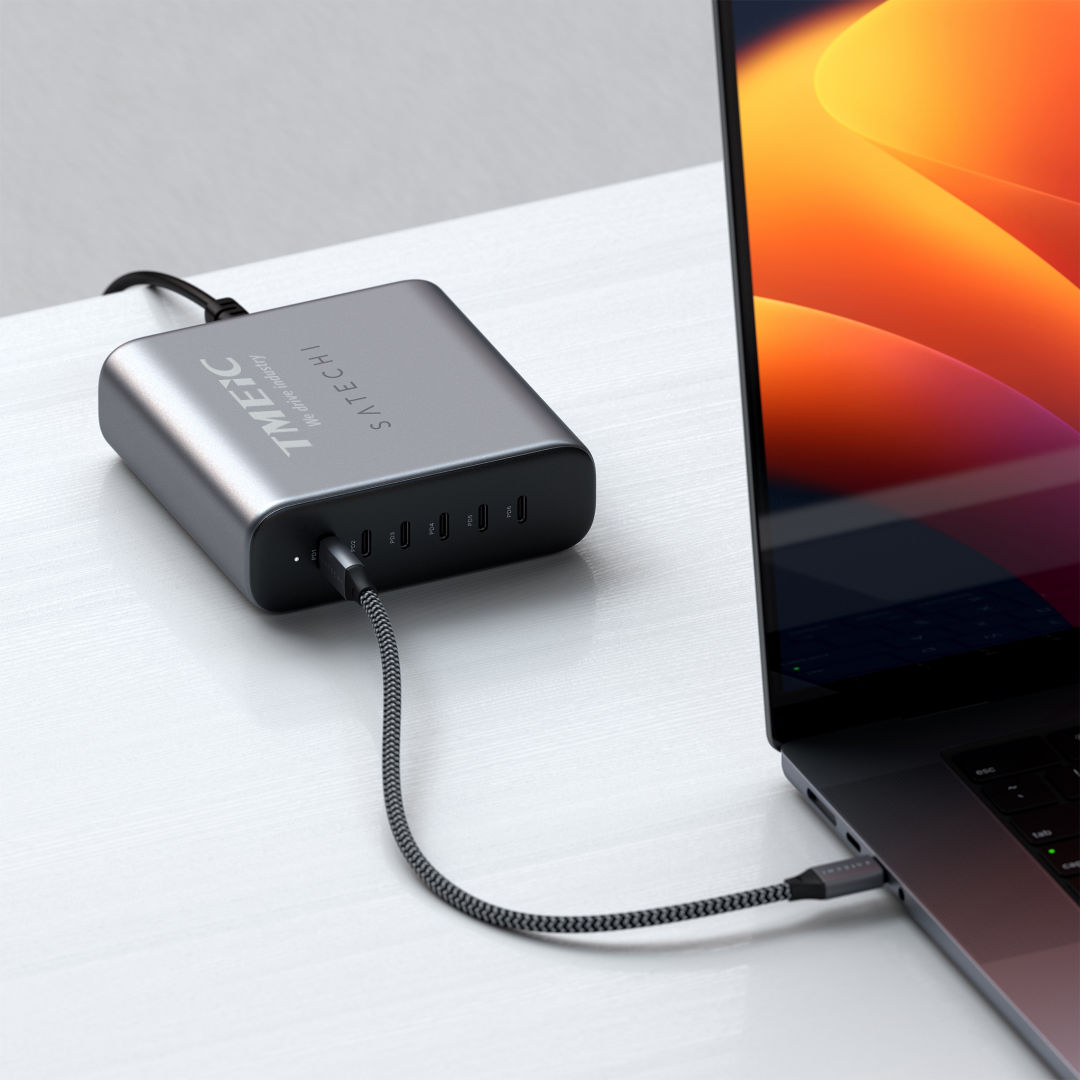 SATECHI® 200W USB-C 6-Port PD GaN Charger 8