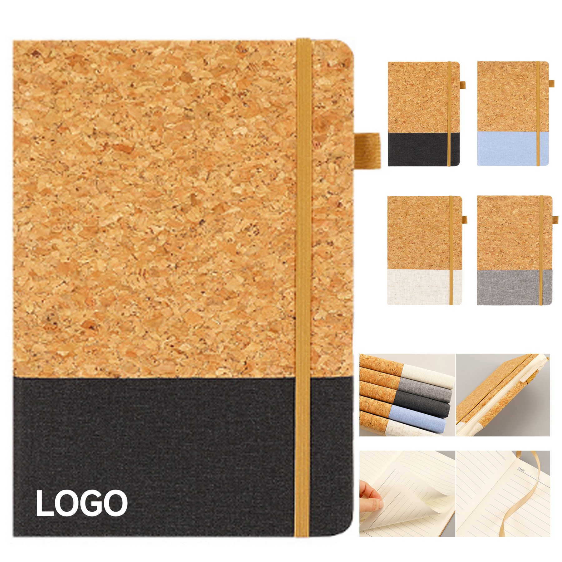 A5 Splicing Wheat Straw Notebook
