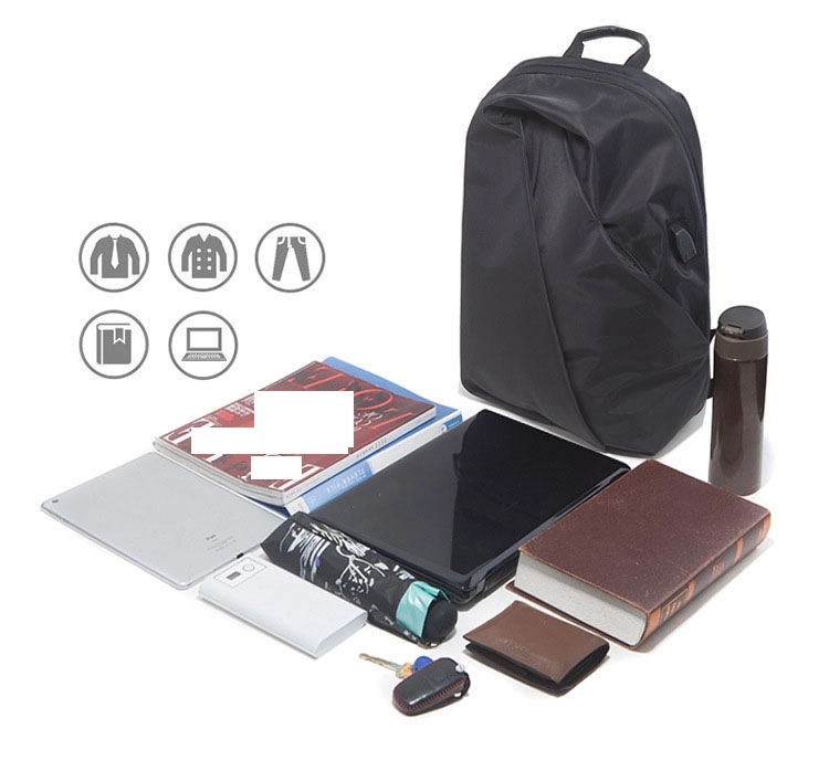 Custom Travel  Laptops Backpacks With USB Charging Port 15