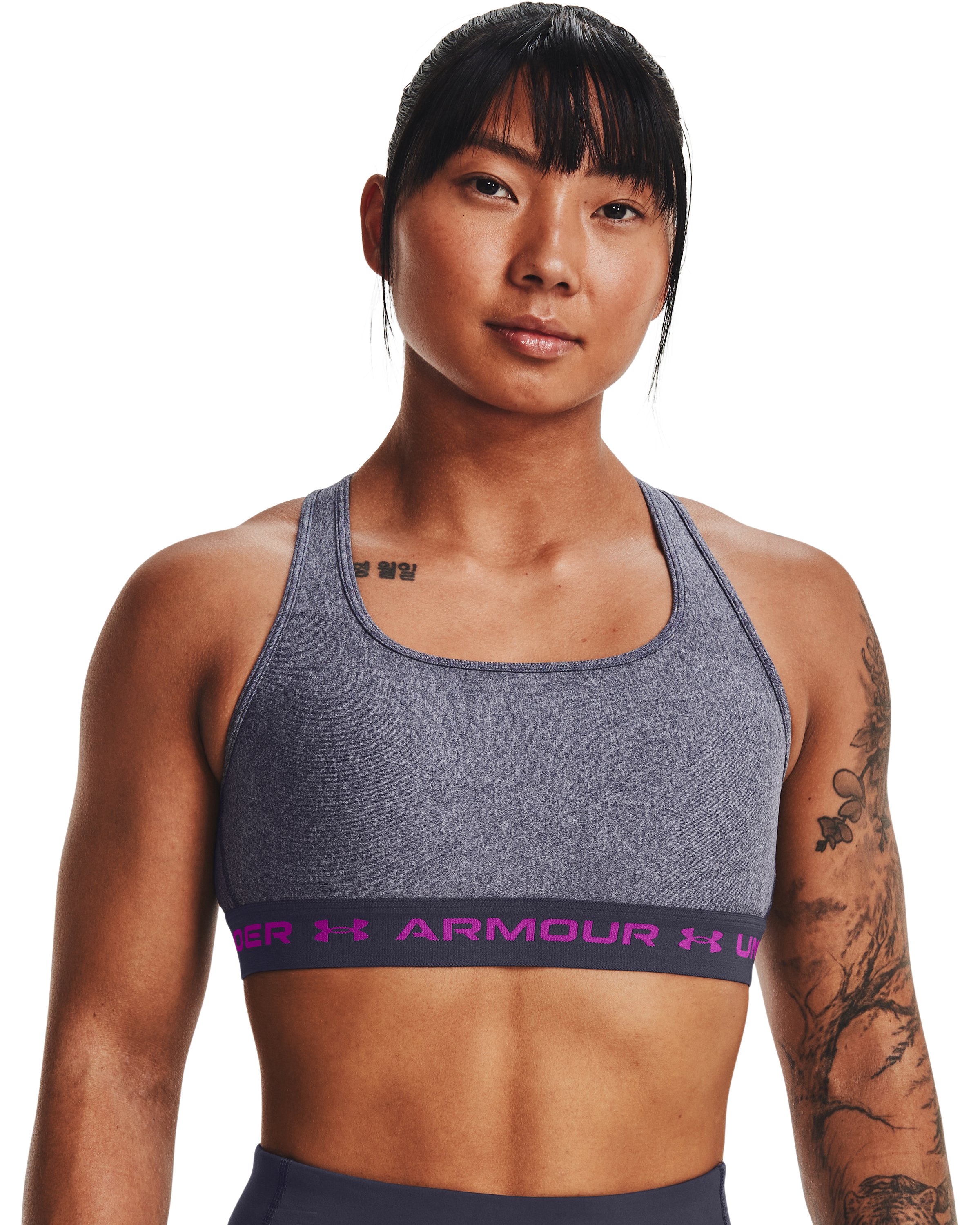Crossback Mid Heather Women's Sports Bra 3