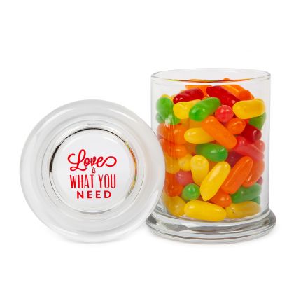 Glass Gourmet Jar - Mike & Ikes 1