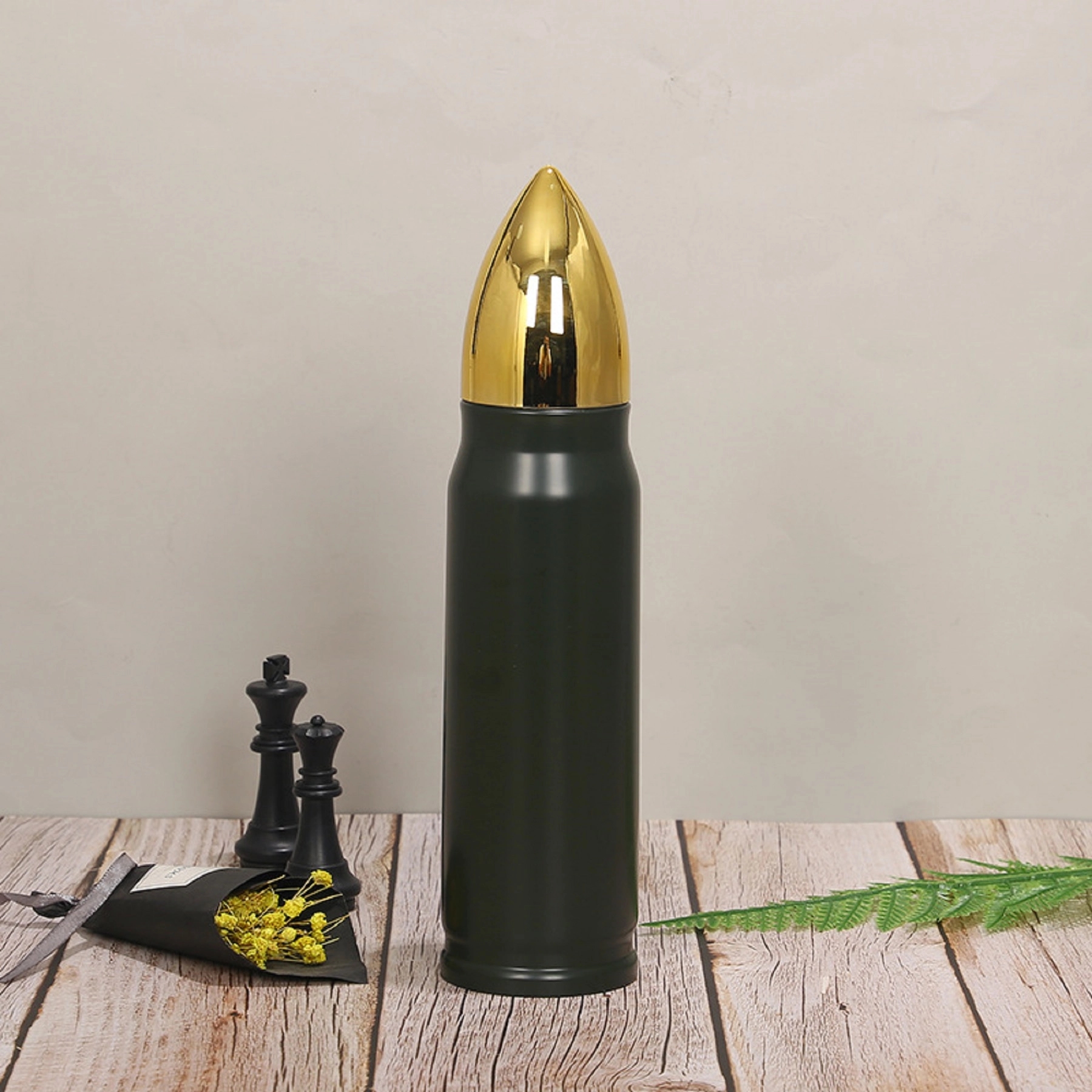 17 oz Double Wall Stainless Steel Vacuum Bullet Water Flask 4