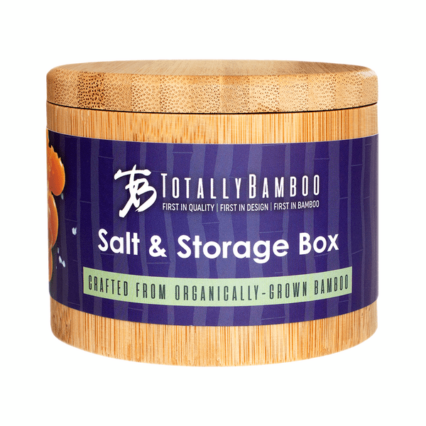 6 oz Round Salt Bamboo Box 36