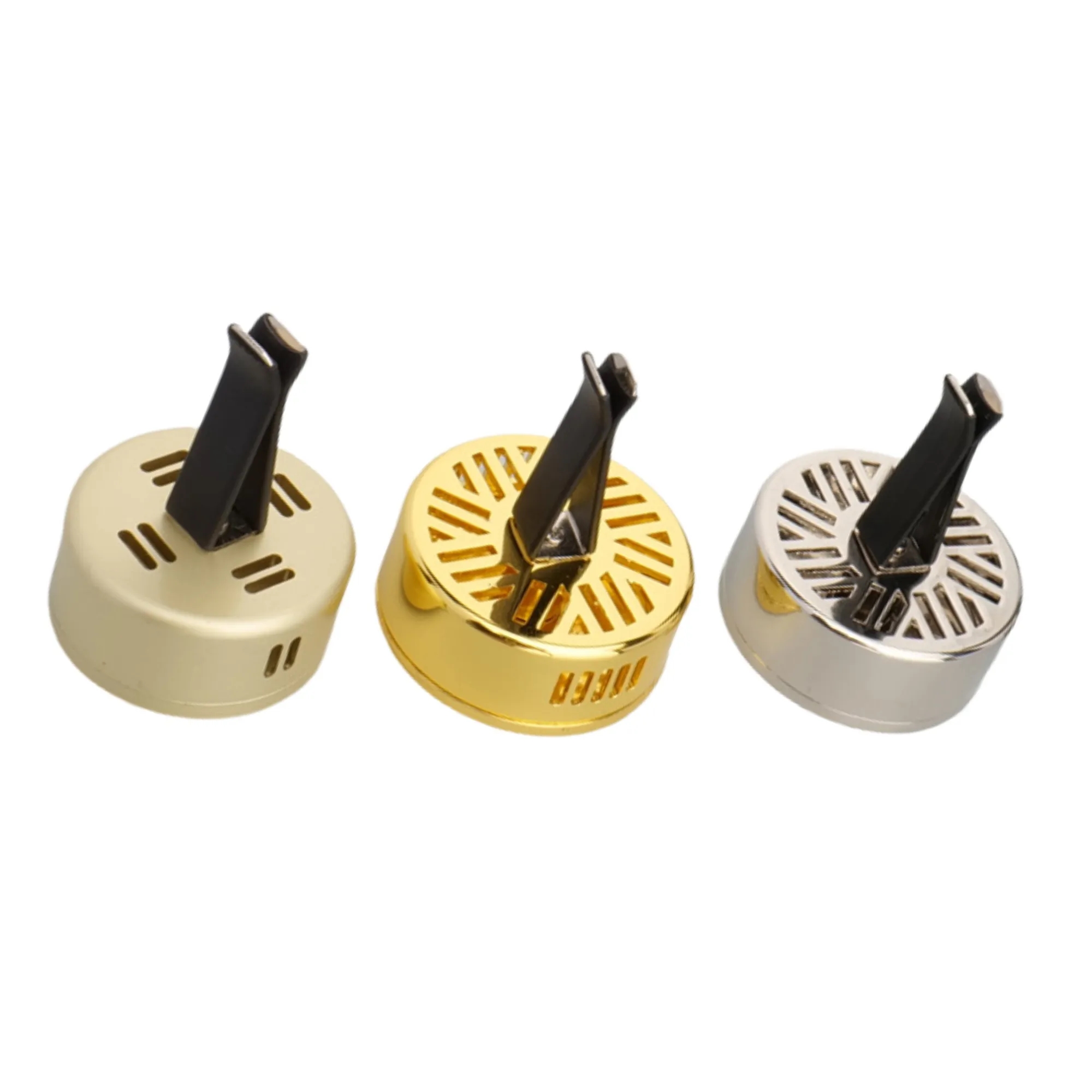 Round Car Vent Clip Air Freshener Diffuser Stick For Vehicle 2