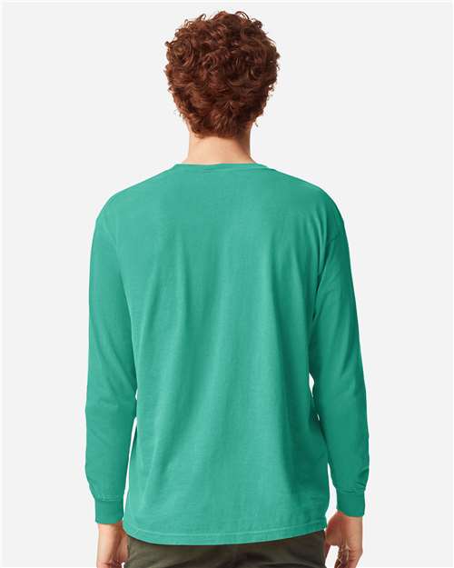 Unisex Garment-Dyed Heavyweight Long Sleeve T-Shirt - 6014 118