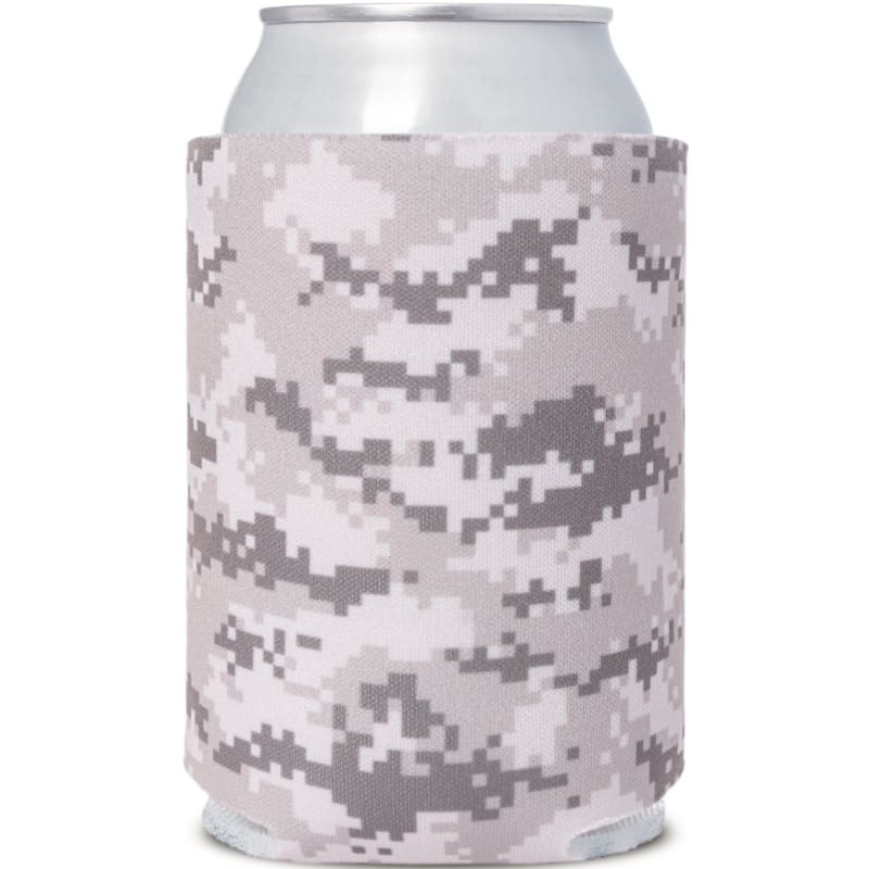 Custom Colored Camo Foam Collapsible Coolies, custom koozie with logo imprint 12