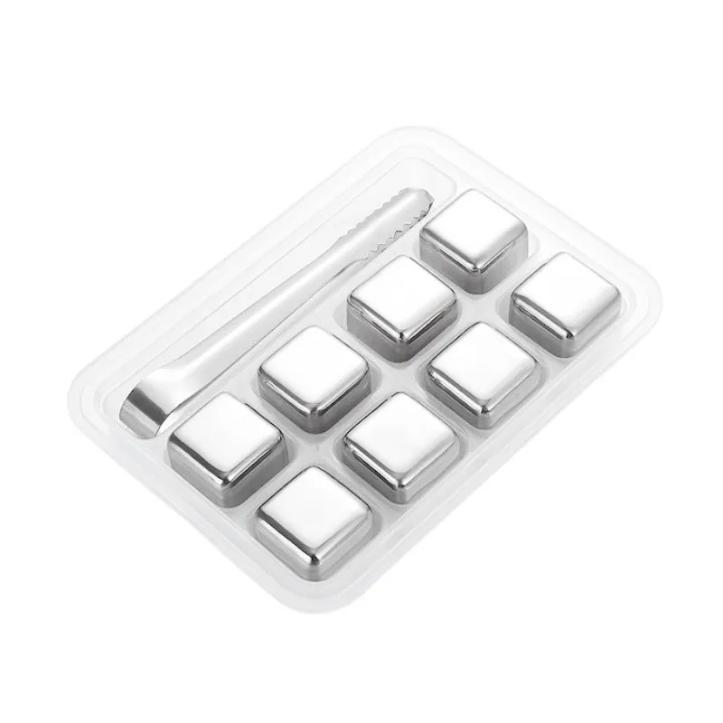 Stainless Steel Chilling Reusable Ice Cubes 3