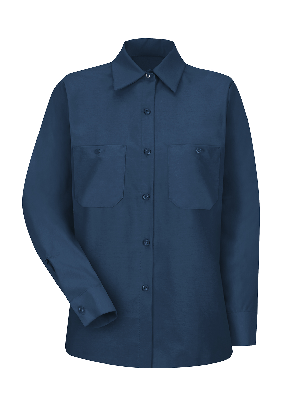 Red Kap Shirts -  Women's Long Sleeve Industrial Work Shirt 18