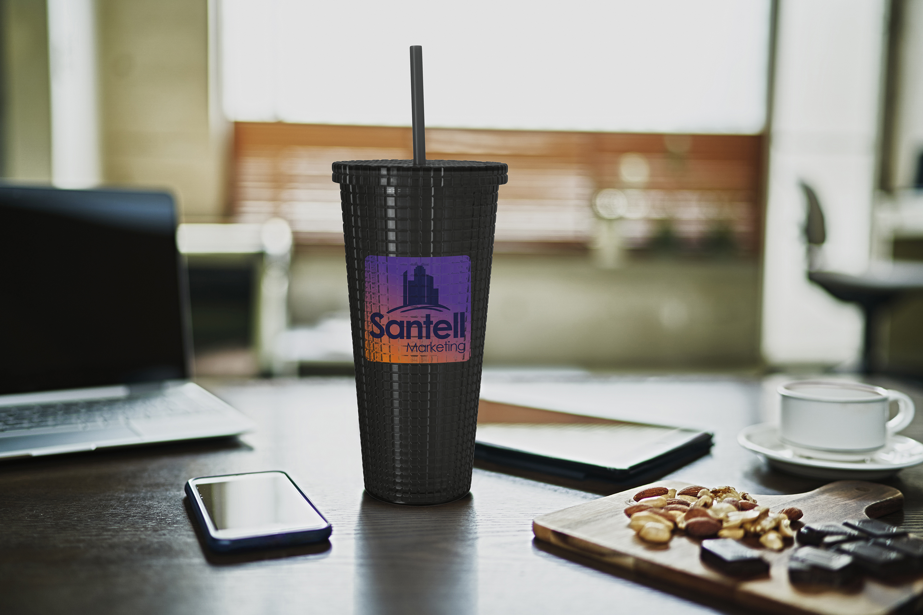 Good Value™ Square-Pattern Double-Wall Tumbler - 23 oz. 2