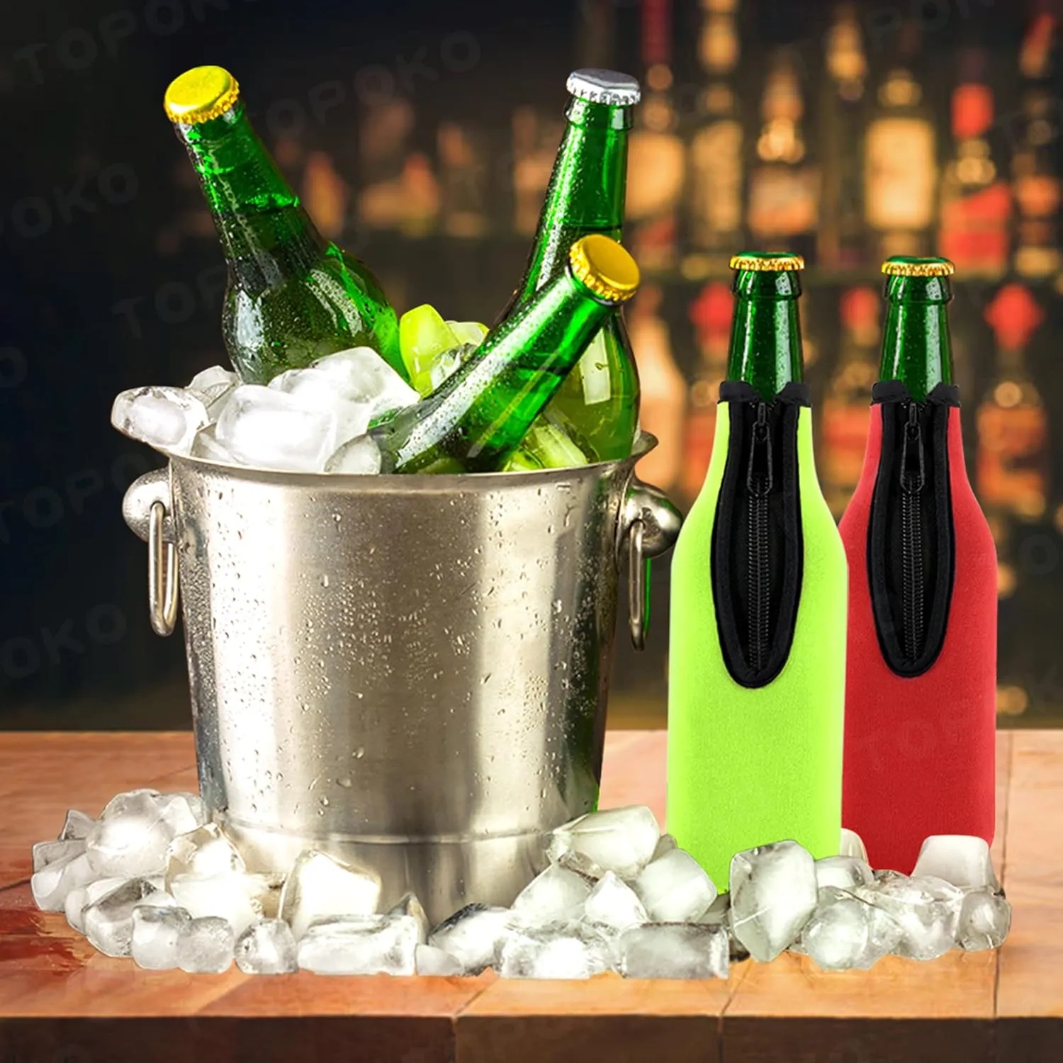 Neoprene Waterproof Insulated Beer Bottle Sleeve 1
