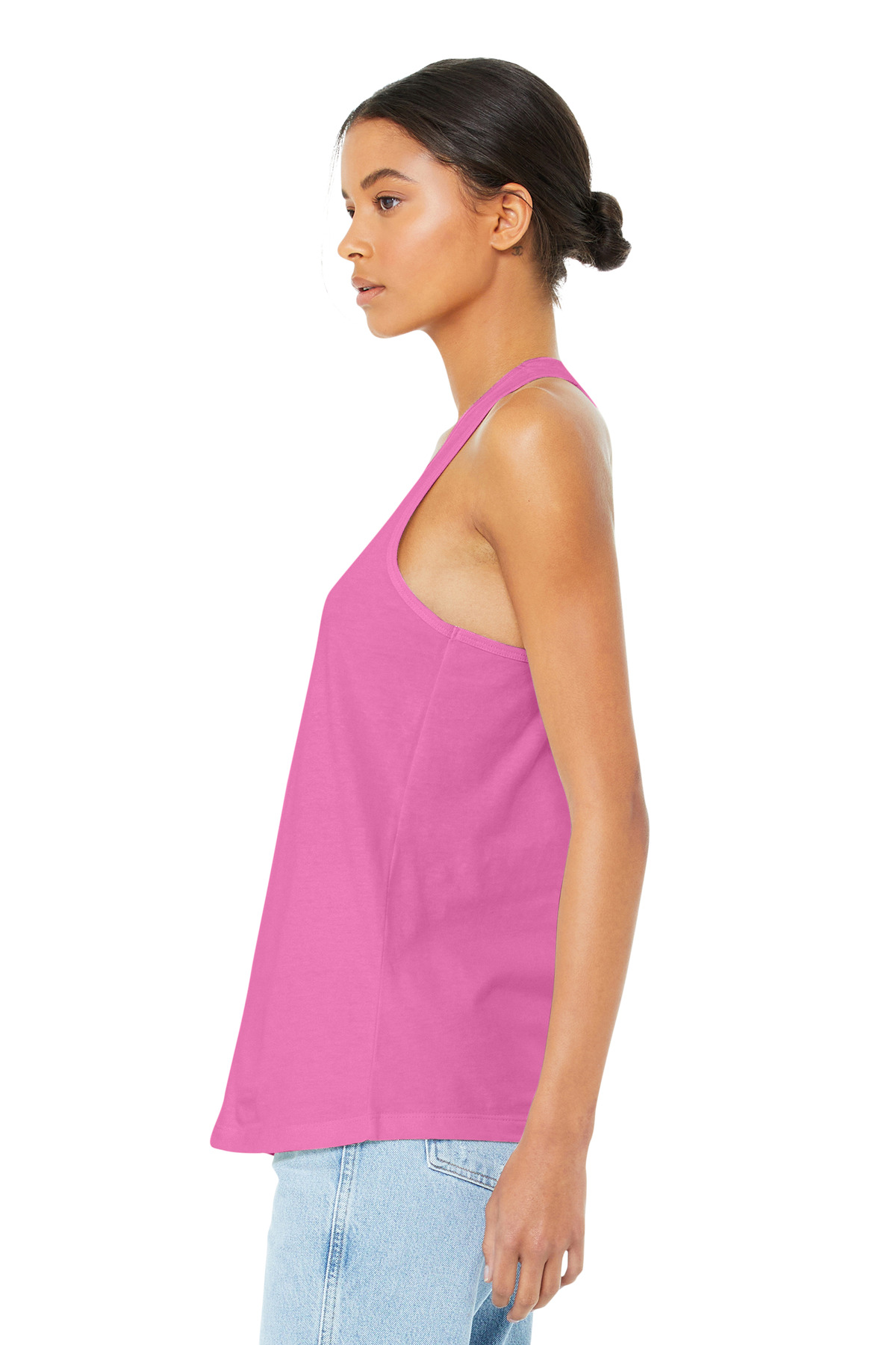 BELLA+CANVAS Women's Jersey Racerback Tank. BC6008 53