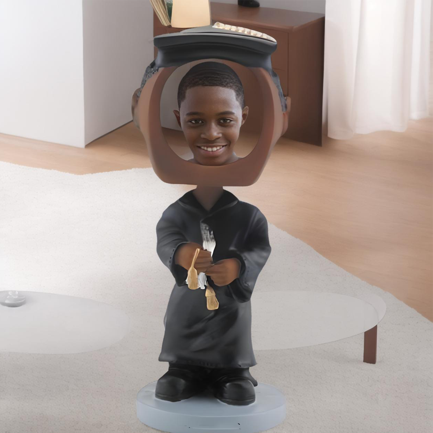 Resin nodding doll figurine decoration 4