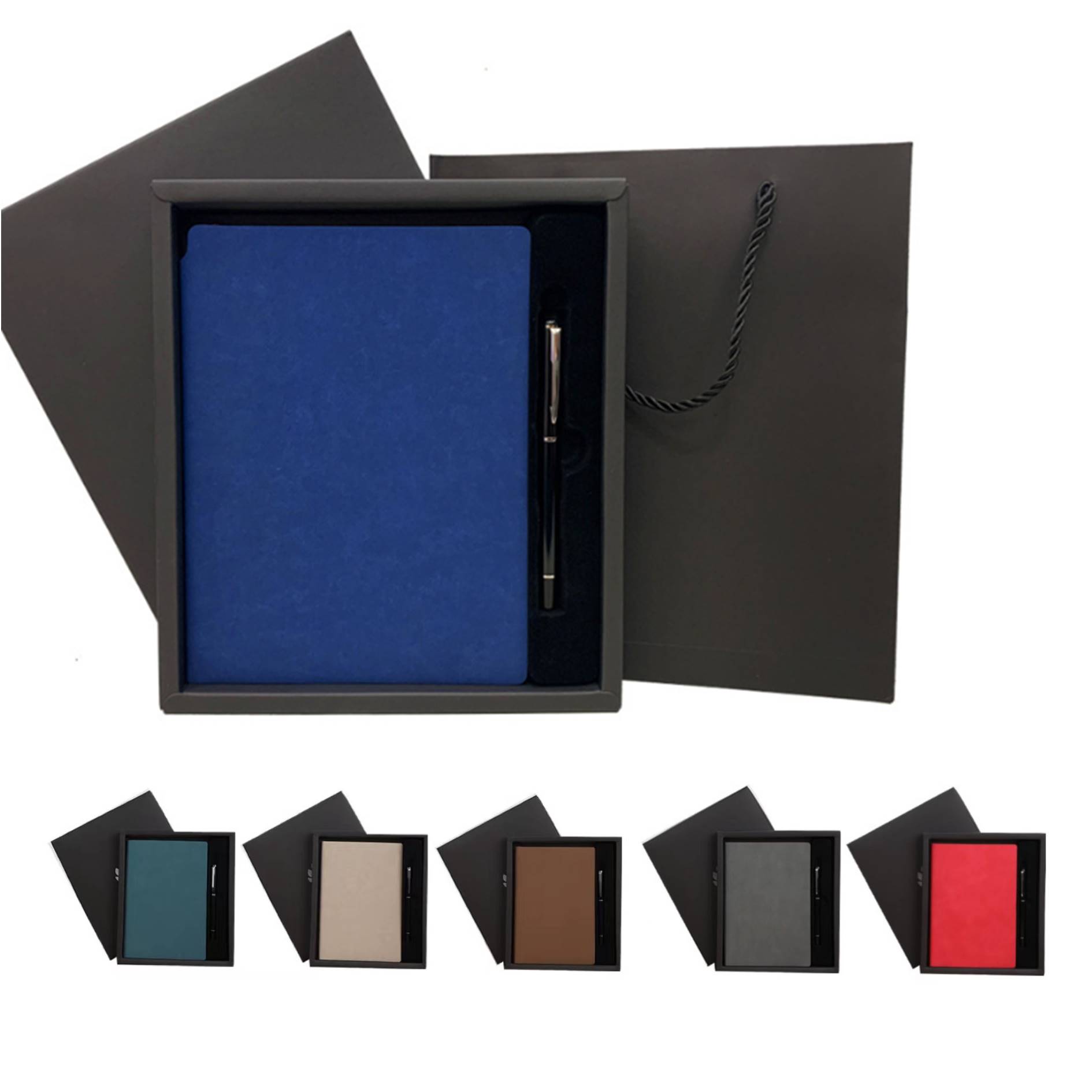 Leather Notebook With Pen Gift Set 1