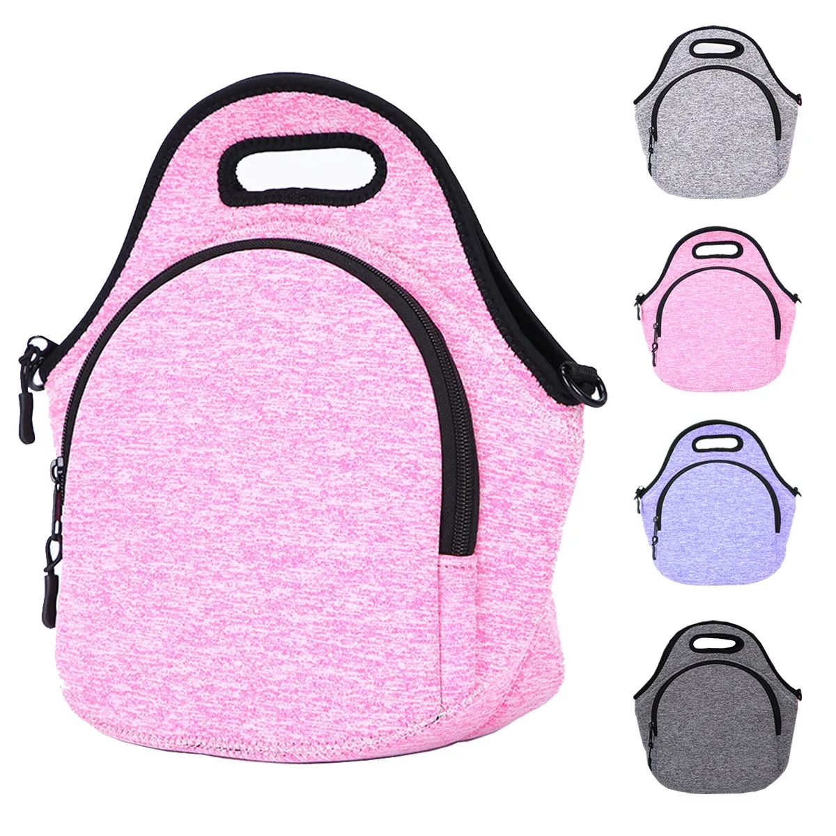 Reusable Spill Resistant Insulated Neoprene Lunch Bag 5