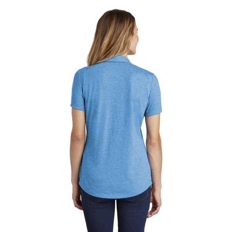 Sport-Tek Women's PosiCharge Tri-Blend Wicking Polo. 4