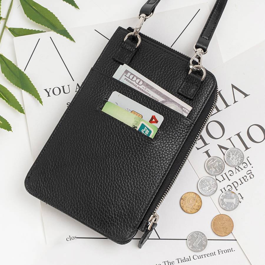 Genuine Leather Phone Pouch Crossbody Bag 3