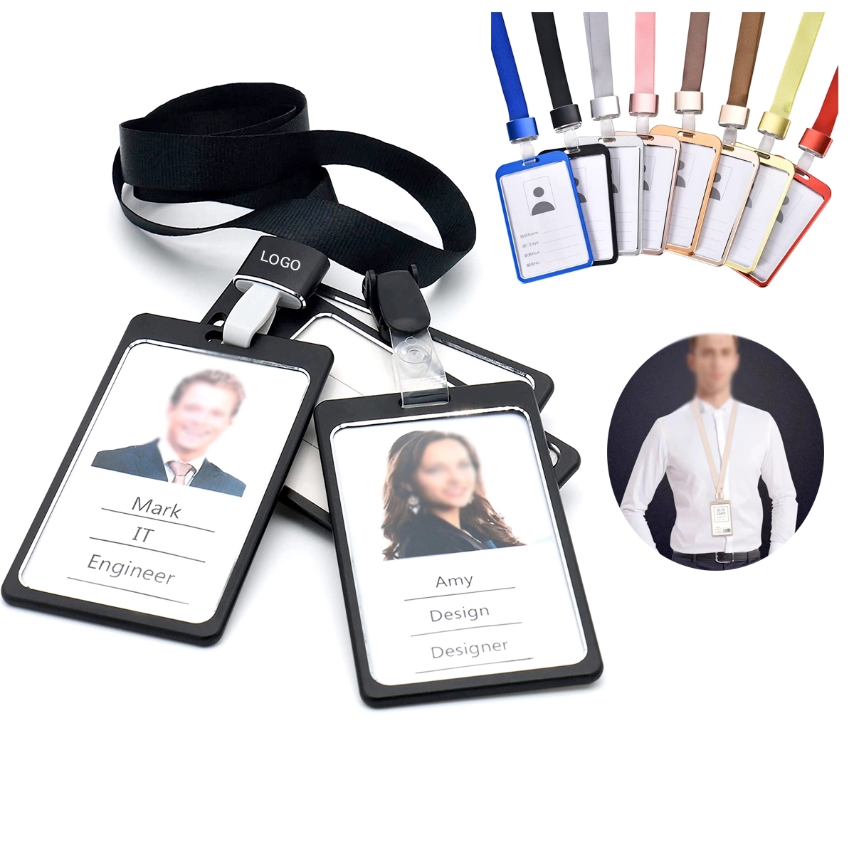 Aluminium Badge Holders 1