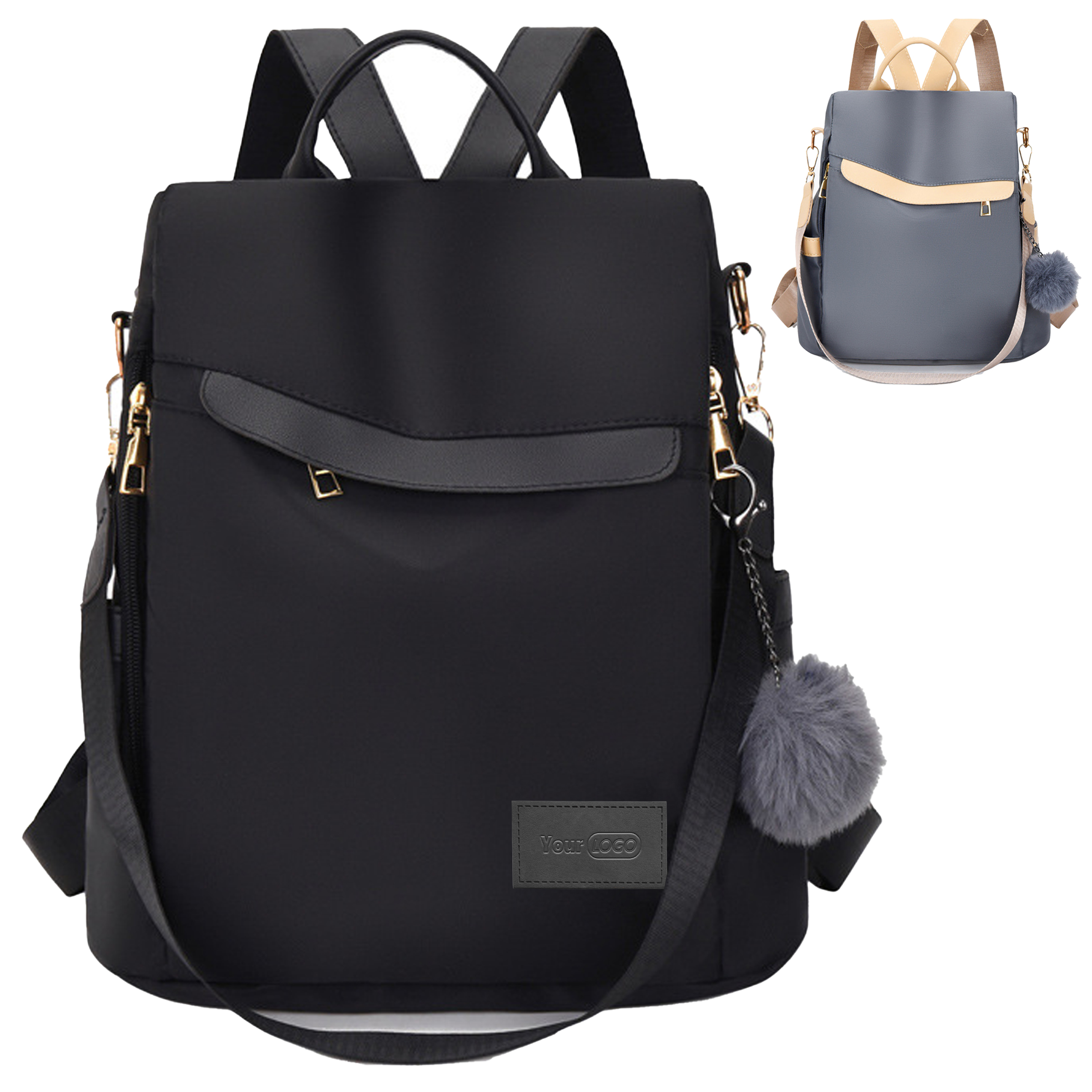 Oxford Large Capacity Minimalist Backpack 3