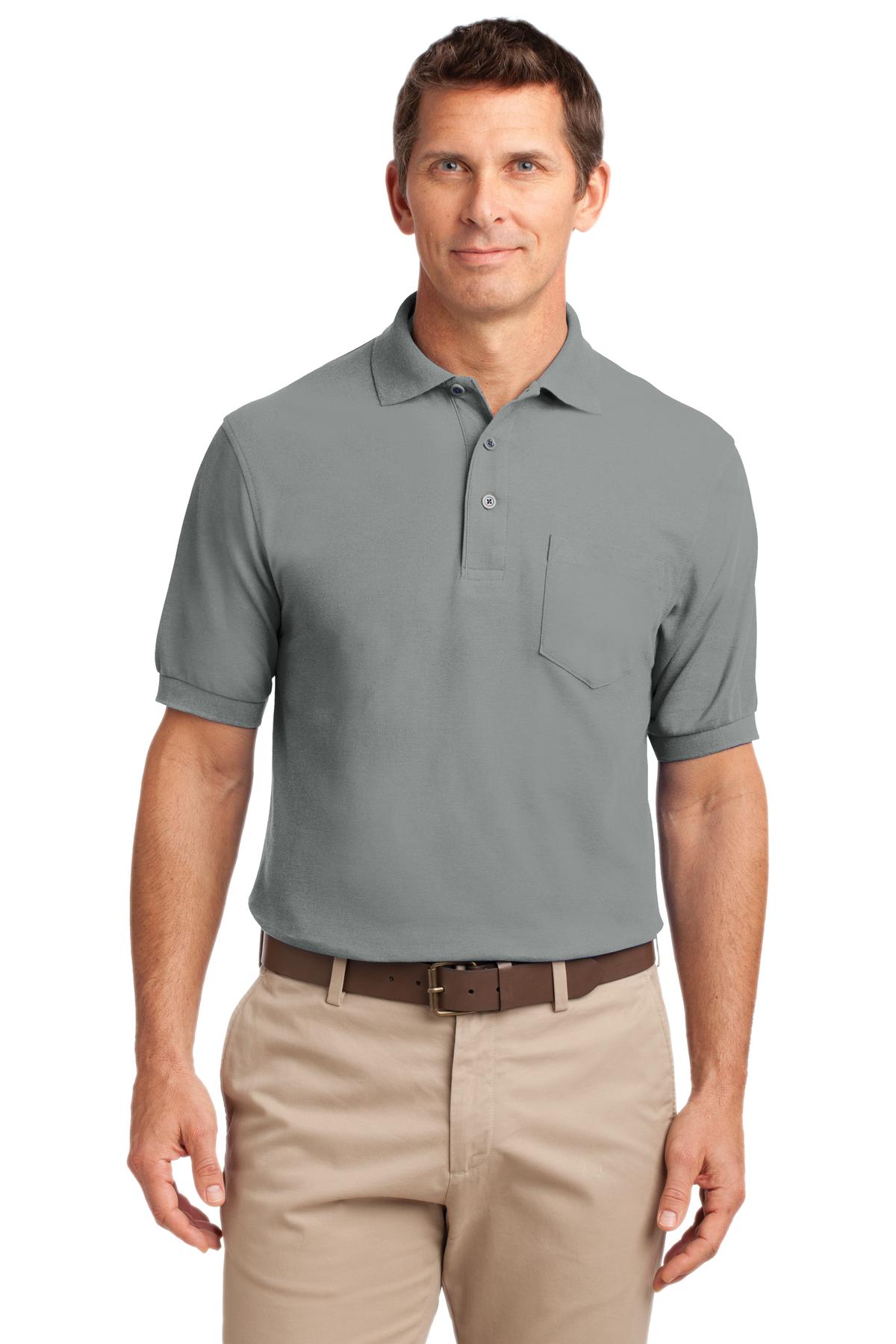 Port Authority Tall Silk Touch Polo with Pocket. TLK500P 3