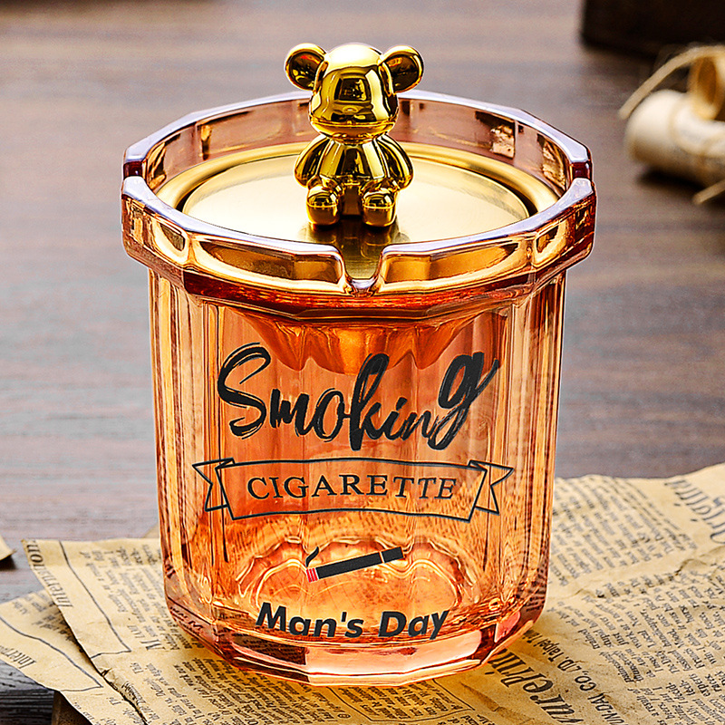 Ashtray with Lid for Cigarette 2