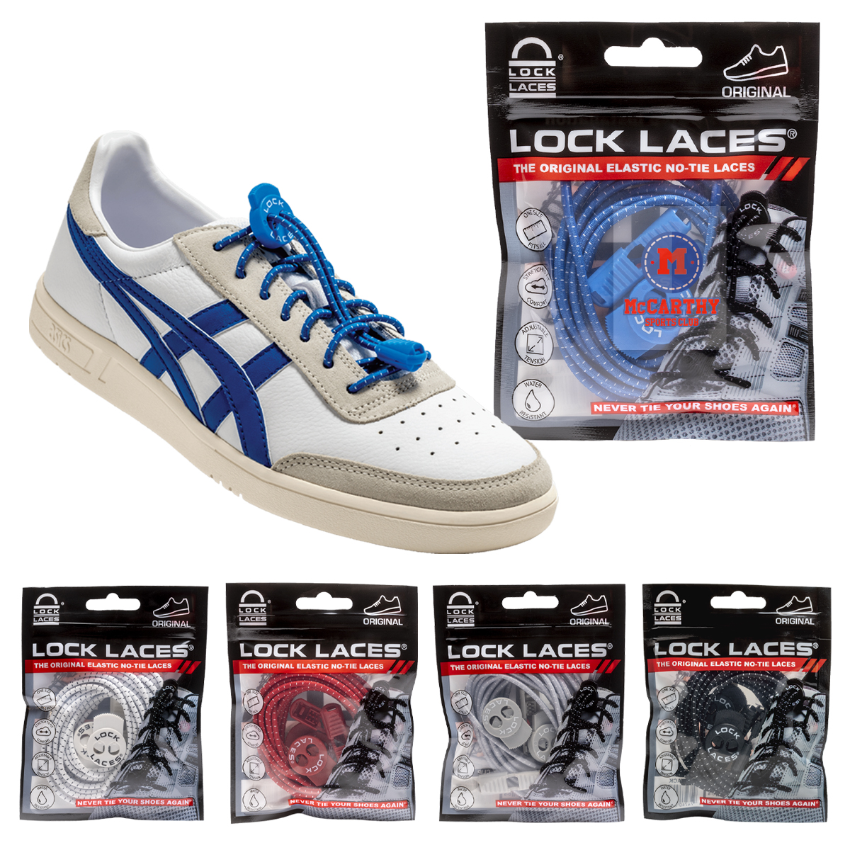 Lock Laces® No Tie Shoelaces