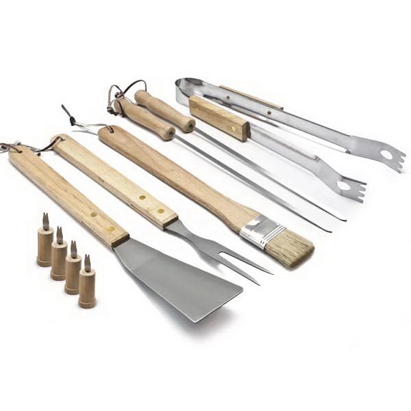 11 pc BBQ Tool Set 4