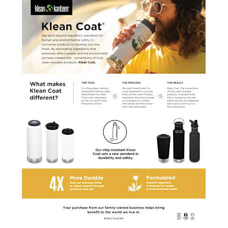 Klean Kanteen Eco TKWide 16oz- Café cap 84