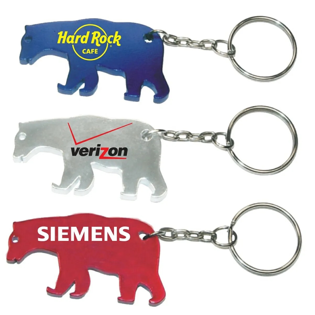 Bear Shape Bottle Opener w/Key Chain 6