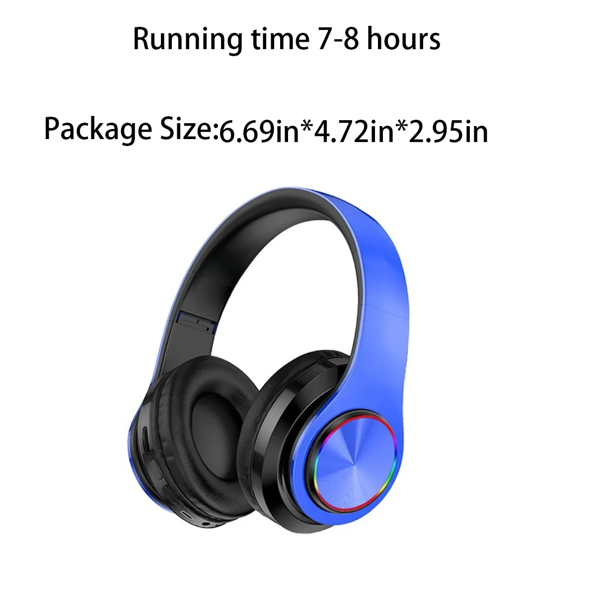 Foldable Stereo gaming Wireless Bluetooth over ear Headphone 2