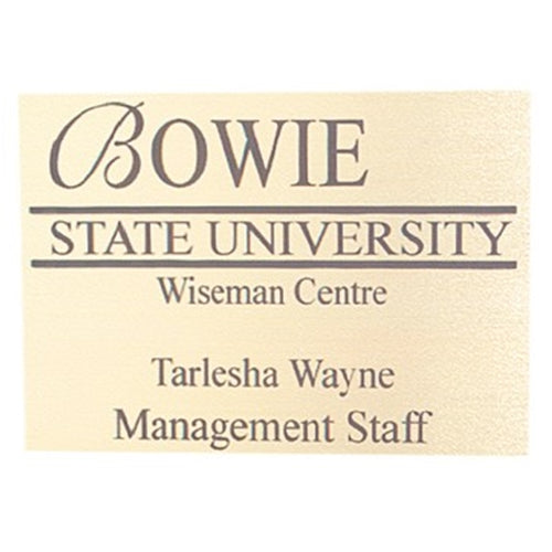 Large Name Badge Logo And Text 3