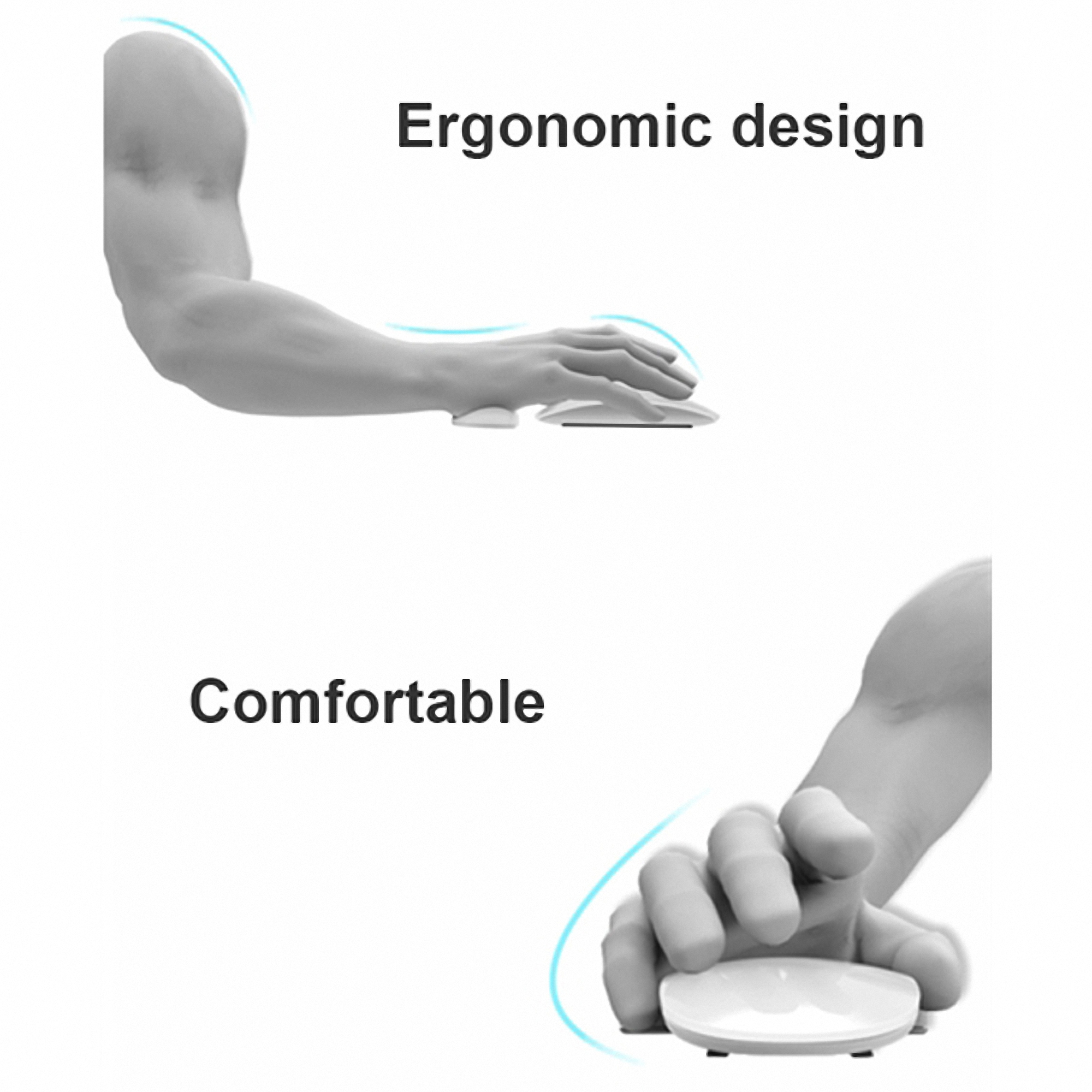 Ergonomic Silicone Mouse Pad with Wrist Support 4