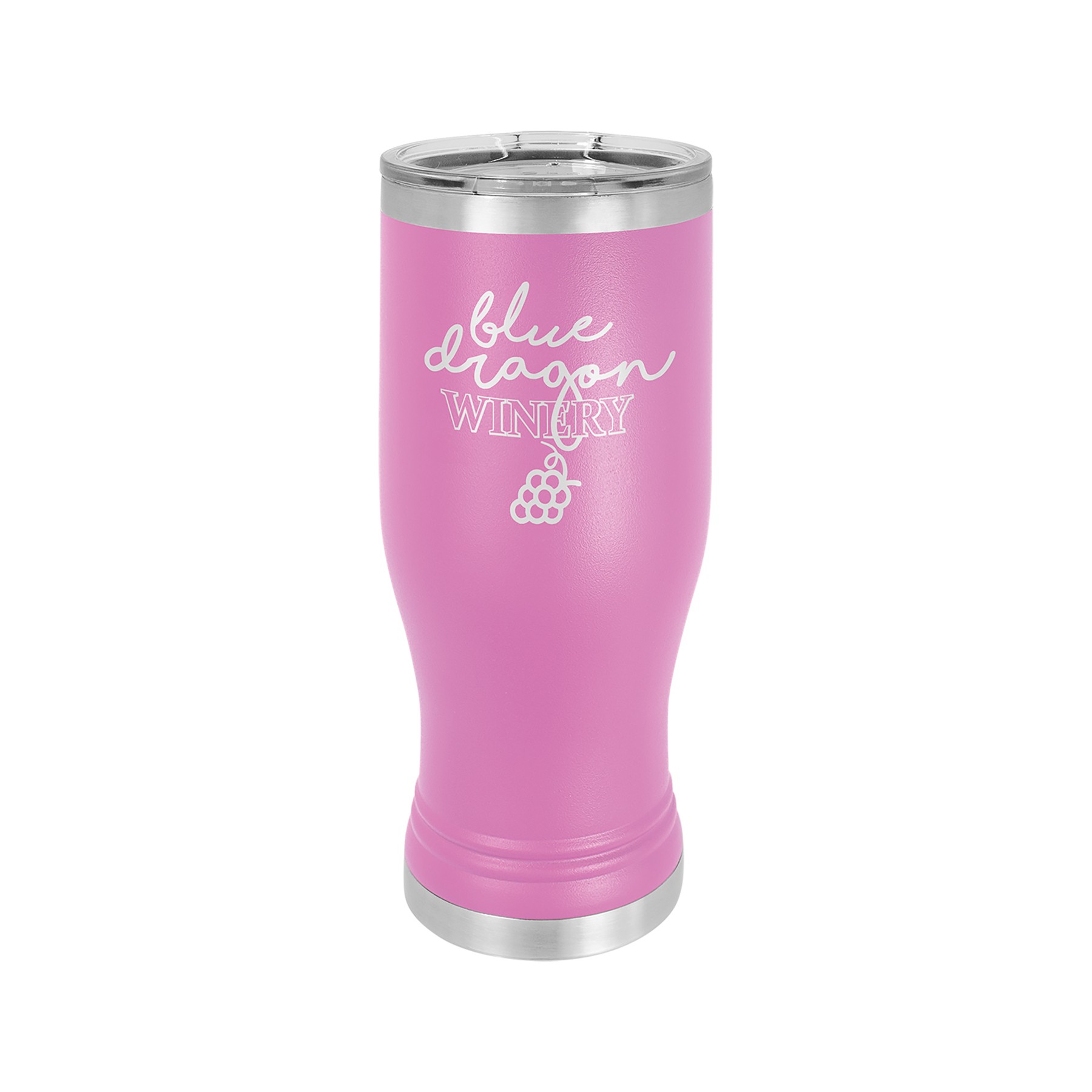 Polar Camel 20oz Stainless Steel Pilsner w/ Clear Lid 34
