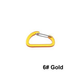 Durable #5 Flat Carabiner Lightweight Aluminum Alloy Clip, promotional tool with logo imprint 14