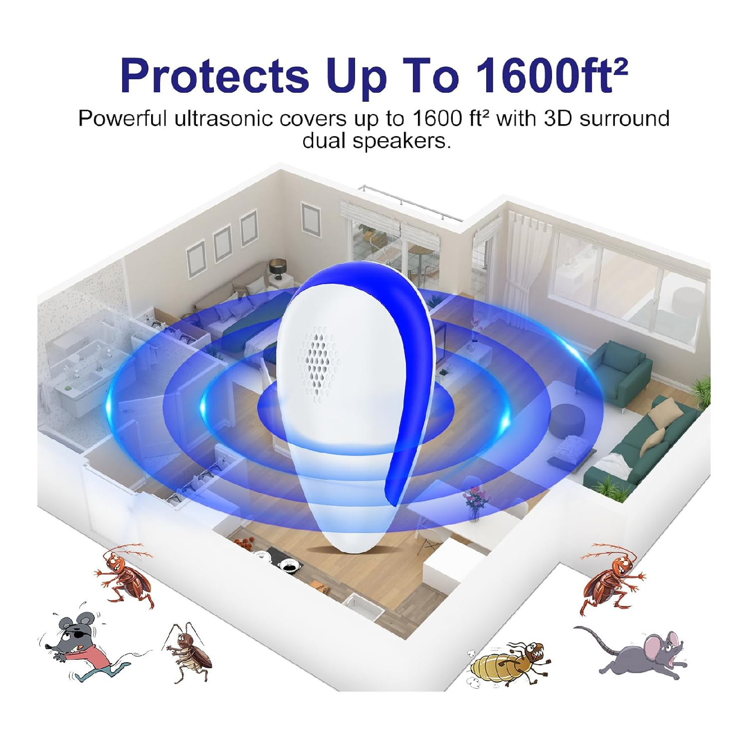 Portable And ABS Material Electronic Mouse Repellent 7
